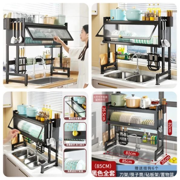 Over The Sink Cabinet Rack (Box Packing) – 85cm – Premium Quality